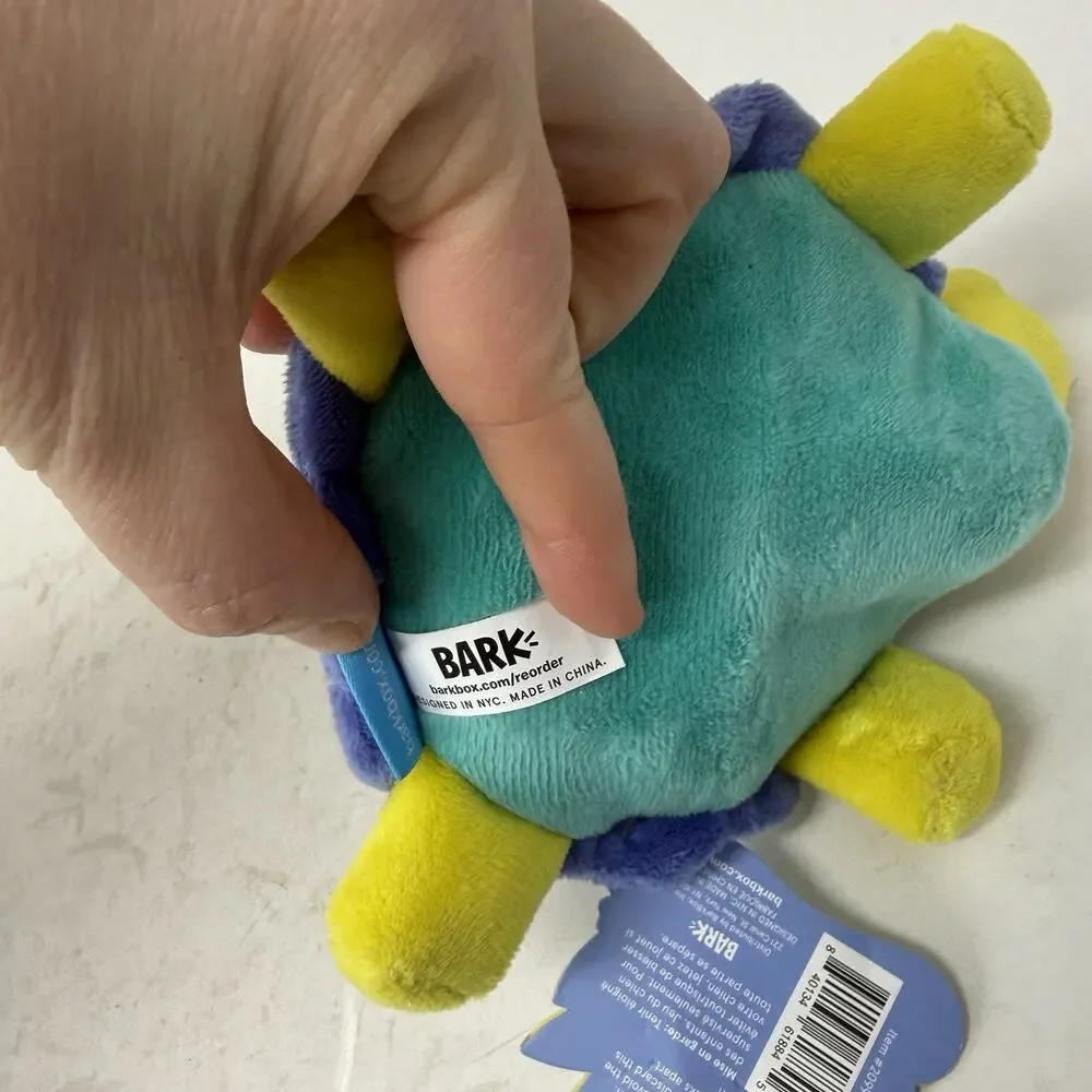 Bark Box Tomas Tortuga Plush Galagos Turtle M-L Dog Toy NEW